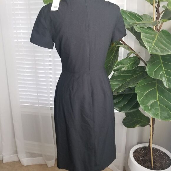 Banana Republic Black sweetheart neckline Stretch Dress NWT size 4 - Picture 3 of 14